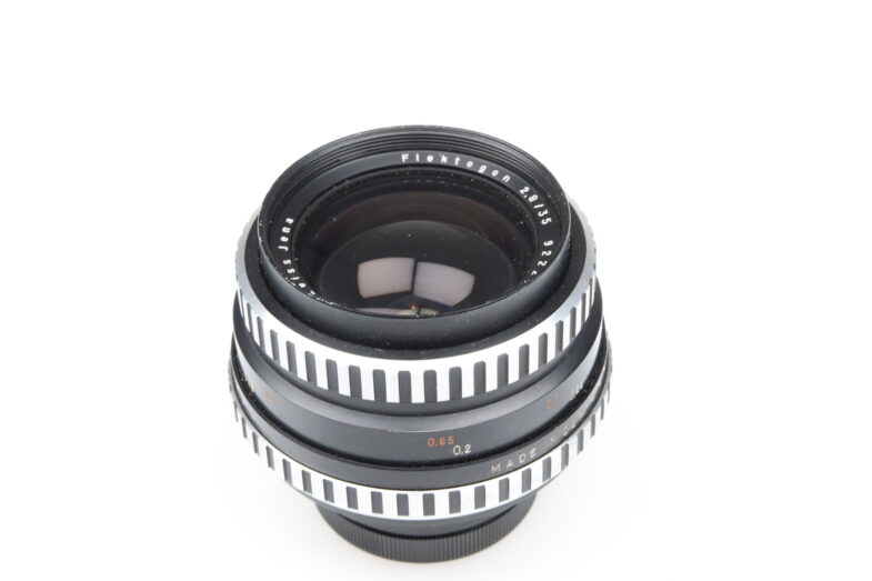 Carl Zeiss Flektogon 35mm f2.8 Zebra Objektiv lens Exa Anschluss 97623 - Image 4