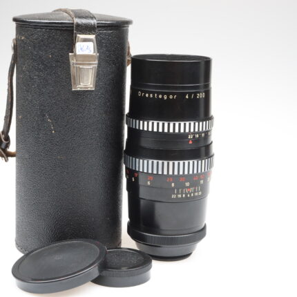 Meyer Optik Orestegor 200mm f4 15 Blade Zebra Objektiv