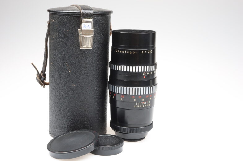 Meyer Optik Orestegor 200mm f4 15 Blade Zebra Objektiv