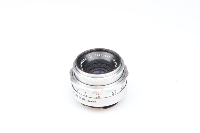 Meyer Görlitz Trioplan 50mm f2.9 red V Objektiv lens Exa Anschluss Mount 91041 - Image 2