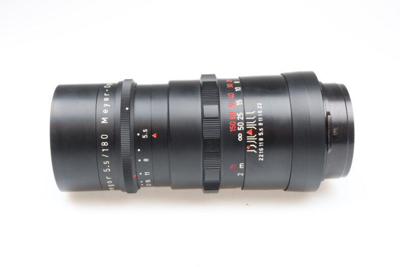Meyer Görlitz Telemegor 180mm f5.5 Objektiv Praktina Anschluss Mount 91048 near mint – Bild 3