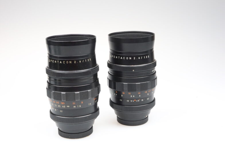 Zeiss Flektogon 35mm f2.8 2xPentacon 135mm f2.8 lens 91058 LOT – Bild 2