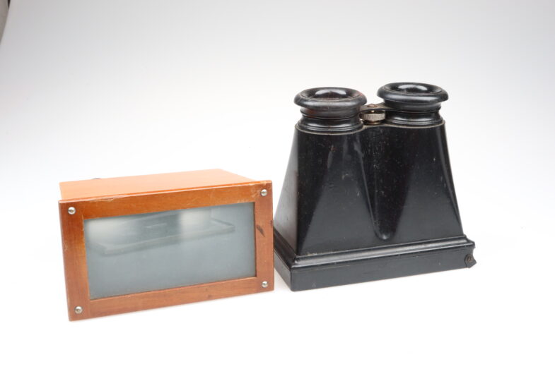 ICA UNIS Stereobetrachter Raumbild-Brille stereoscope 91045 SET – Bild 2