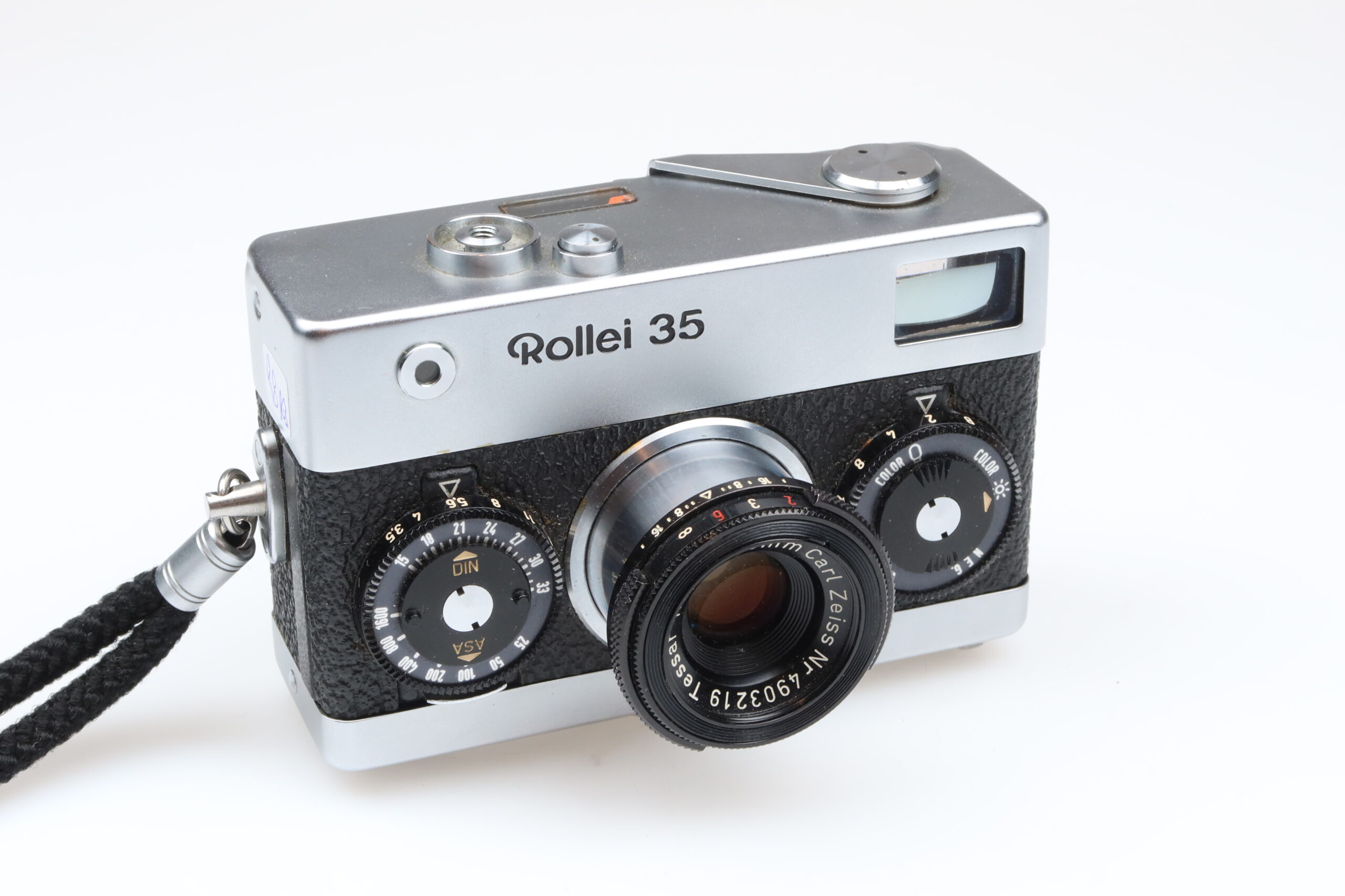 Rollei 35 Kamera made in Germany Zeiss Tessar 40mm f3.5 Objektiv 98163 ...