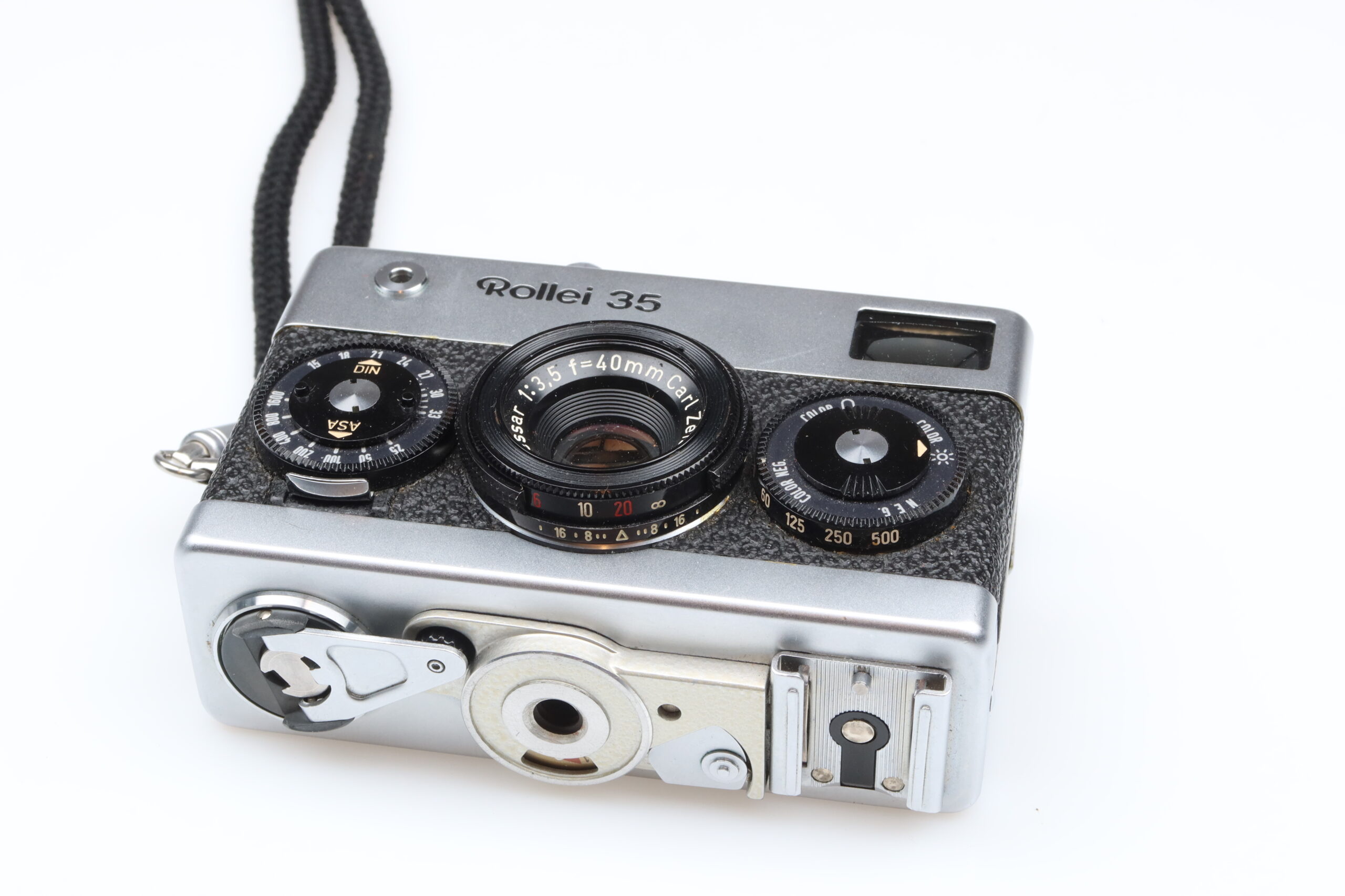 Rollei 35 Kamera made in Germany Zeiss Tessar 40mm f3.5 Objektiv 98163 ...