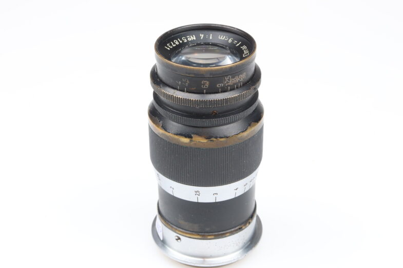Leica Elmar 90mm f4 Objektiv lens M39 Anschluss mount Leitz 98159 – Bild 4