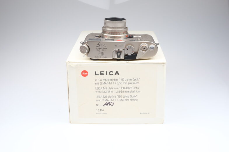 Leica M6 Platin 150 Jahre Optik 10484 Edition Leitz Elmar 50mm 98820 near mint – Bild 2