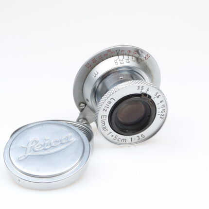 Leica Elmar red scale 50mm f3.5 Objektiv