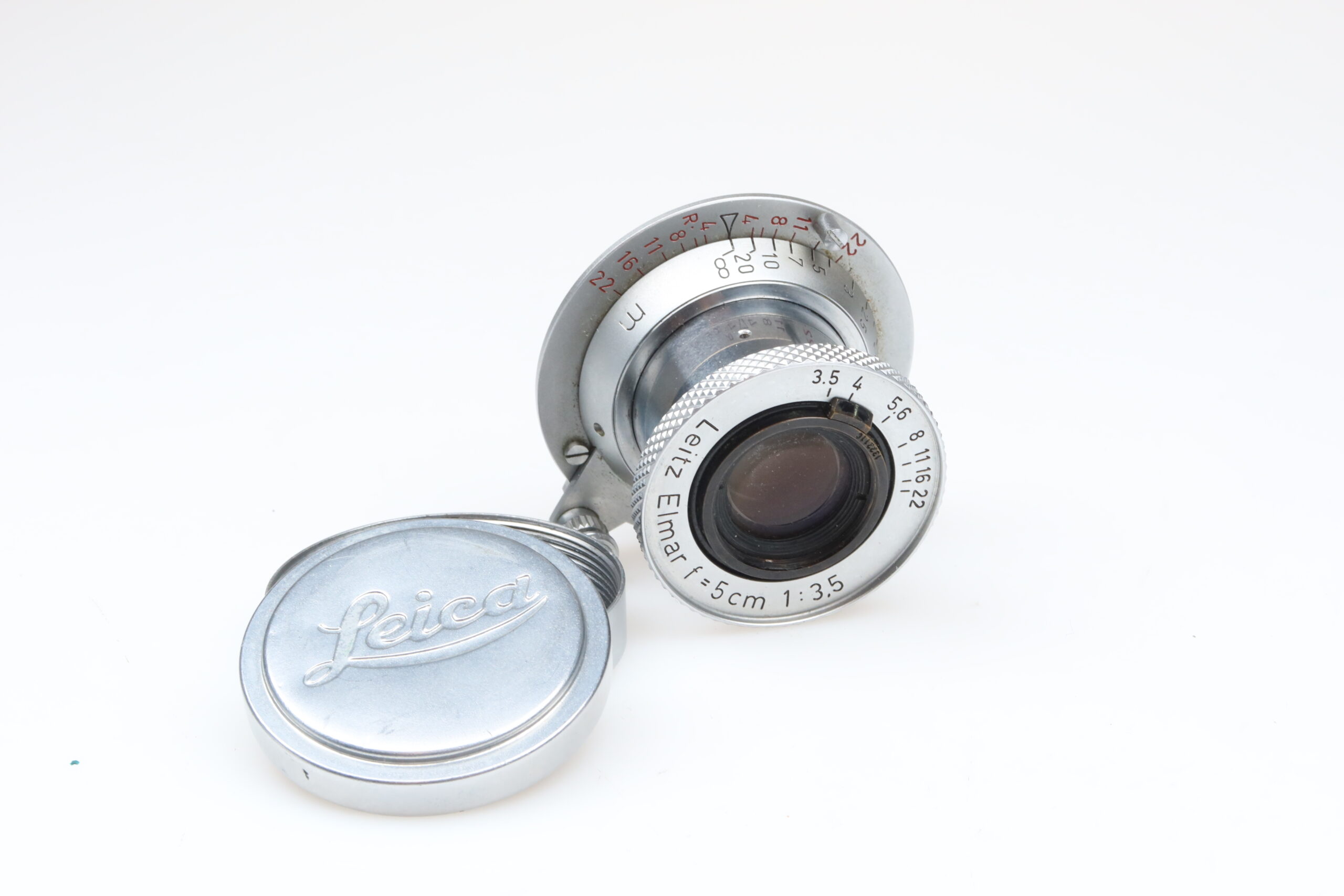 IMG_9792 Leica Elmar red scale 50mm f3.5 Objektiv