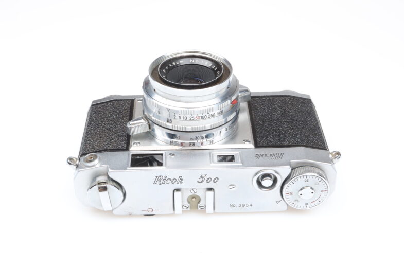 Ricoh 500 Kamera Camera Riken 45mm f2.8 Objektiv Lens 98796 - Image 4