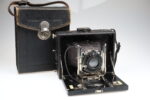Plaubel Heli-Orthar No. 5 f5.2 black nickel Objektiv frühe Holzkamera