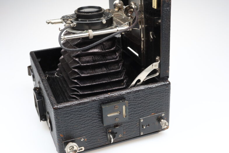 Plaubel Heli-Orthar No. 5 f5.2 black nickel Objektiv frühe Holzkamera 97944 - Image 7