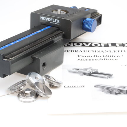 Novoflex Einstellschlitten Castel XL Stereoschlitten