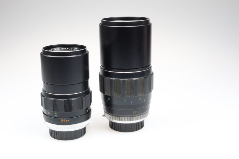 Minolta MC Tele Rokkor QF 200mm PF 135mm HF  300mm lens 98876 SET – Bild 8