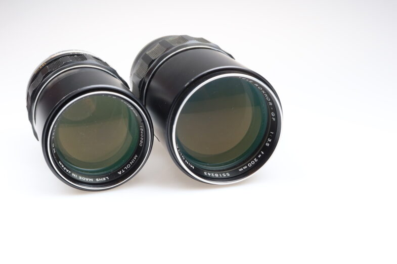 Minolta MC Tele Rokkor QF 200mm PF 135mm HF  300mm lens 98876 SET – Bild 11