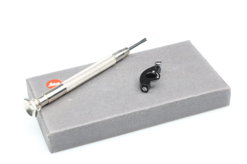 Leica Rückspulkurbel black paint rewind crank Leica MP 14438 98959 near mint - Image 2