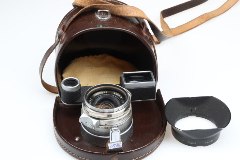 Leica Summilux M 35mm f1.4 Steel Rim Objektiv Ollux Hood Leitz 98960 – Bild 2