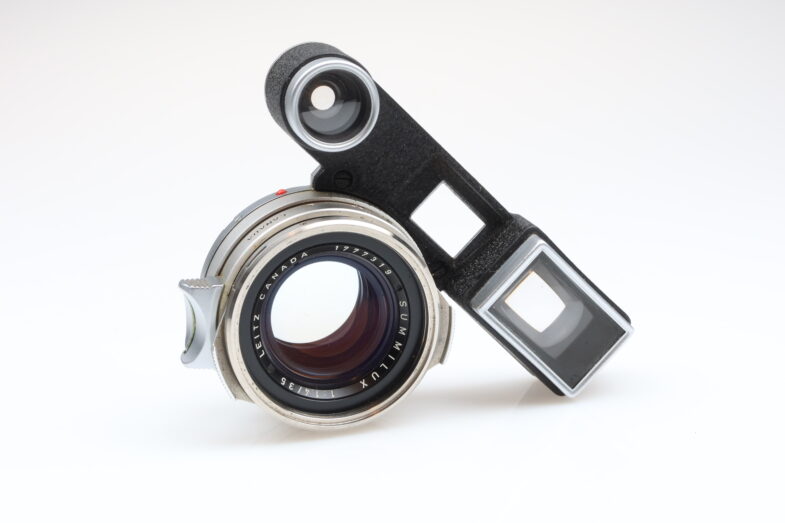 Leica Summilux M 35mm f1.4 Steel Rim Objektiv Ollux Hood Leitz 98960 – Bild 3