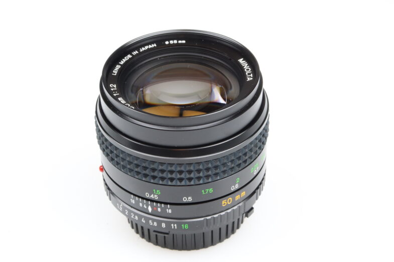 Minolta MD Rokkor 50mm f1.2 Objektiv Lens 98966 near mint wie neu – Bild 4