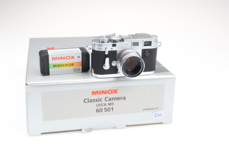 Minox Leica M3 60501 Blitz 69125 Classic Camera 98944 near mint – Bild 3