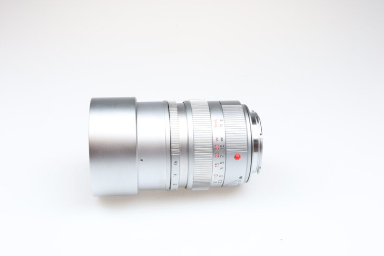 Leica Summicron M 90mm f2 E55 chrome silber 11137 Objektiv lens Leitz 98987 near mint - Image 4