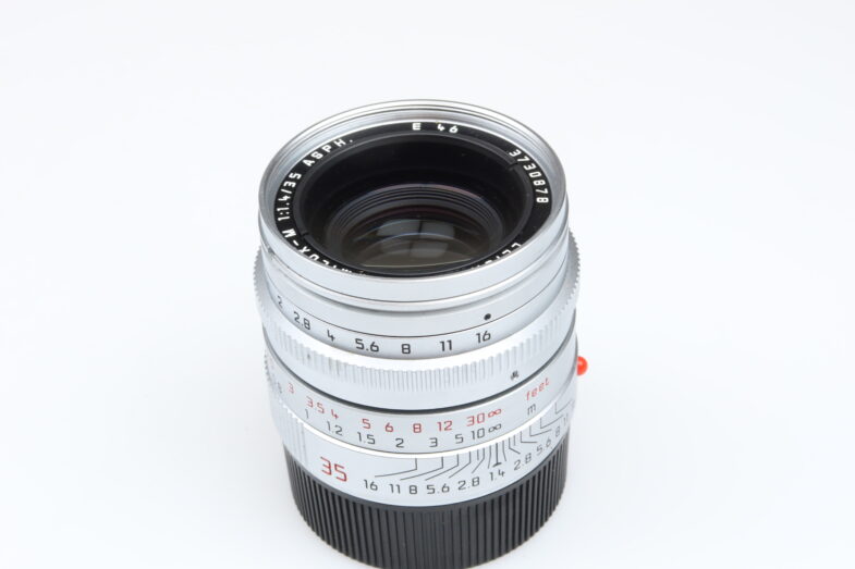 Leica Summilux M 35mm f1.4 E46 chrome silber 11883 Objektiv lens Leitz 98986 near mint – Bild 3