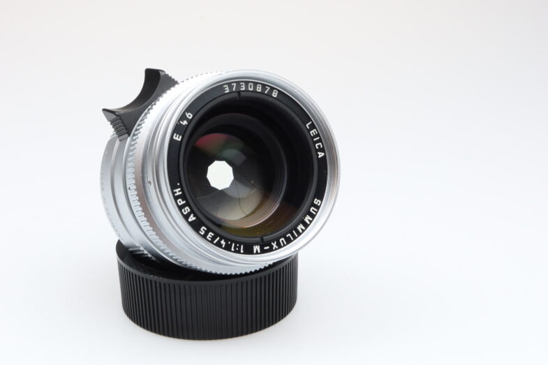 Leica Summilux M 35mm f1.4 E46 chrome silber 11883 Objektiv lens Leitz 98986 near mint – Bild 6