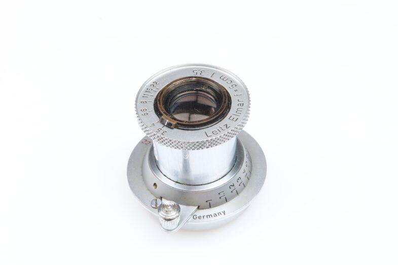 Leica Elmar 50mm f3,5 Objektiv Lens red scale VOOLA FISON Leitz 96099 – Bild 3