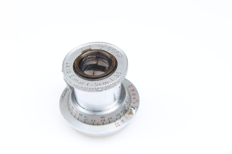 Leica Elmar 50mm f3,5 Objektiv Lens red scale VOOLA FISON Leitz 96099 – Bild 4