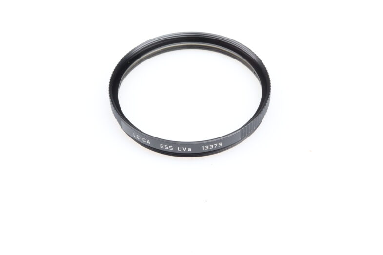 Leica UVa Filter E55 13373 schwarz Leitz 98991 near mint wie neu – Bild 2