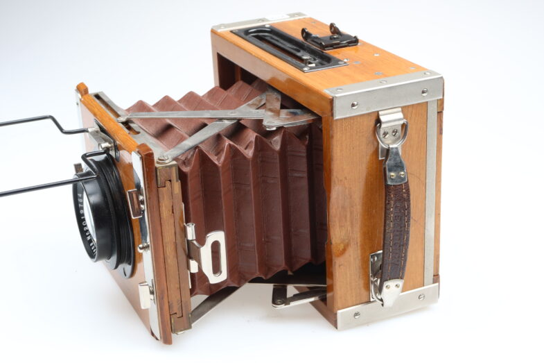 Contessa Nettel 6x9 Holzkamera Zeiss Tessar 120mm f3.5 lens 99058 near mint – Bild 4