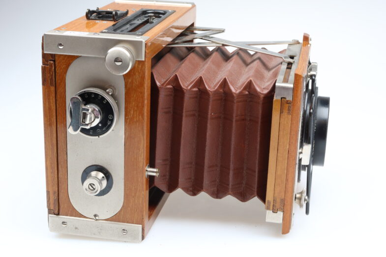 Contessa Nettel 6x9 Holzkamera Zeiss Tessar 120mm f3.5 lens 99058 near mint – Bild 7