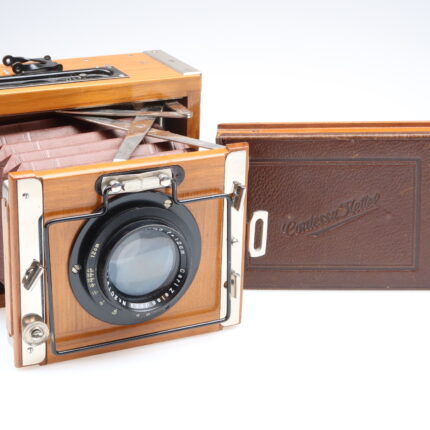 Contessa Nettel 6x9 Holzkamera Zeiss Tessar 120mm f3.5 lens