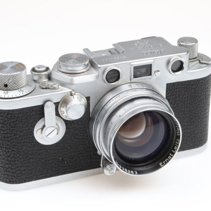 Leica IIIF Vorlaufwerk Kamera Camera Summitar 50mm f2 Objektiv Leitz