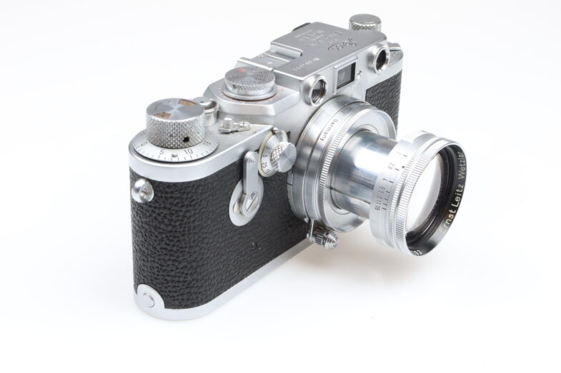 Leica IIIF Vorlaufwerk Kamera Camera Summitar 50mm f2 Objektiv Leitz 99072 - Image 2