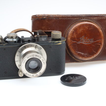 Leica IC black nickel Kamera Camera Elmar 50mm f3.5 Objektiv Leitz