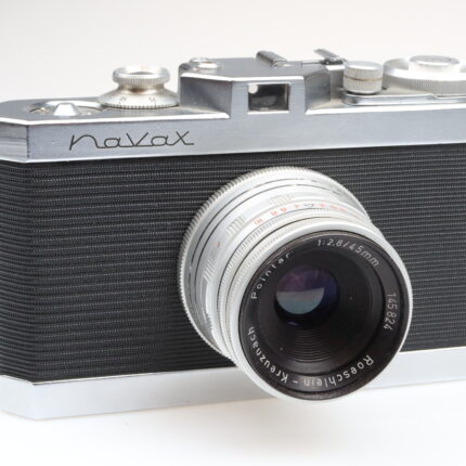 NAVAX Kamera Camera Roeschlein Kreuznach Pointar 45mm f2.8 Objektiv