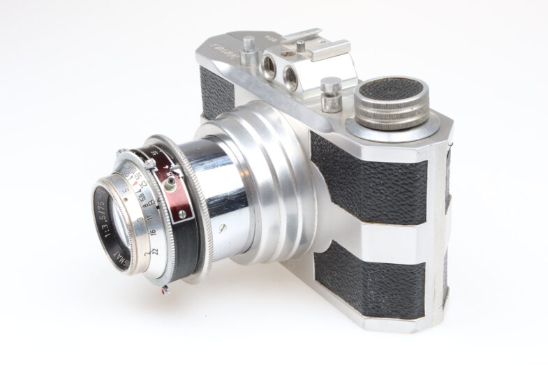 NAVAX Kamera Camera Steiner Anastigmat red V 75mm f3.5 Objektiv 99107 - Image 3