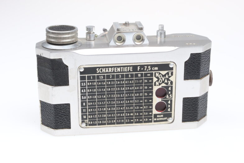 NAVAX Kamera Camera Steiner Anastigmat red V 75mm f3.5 Objektiv 99107 - Image 4