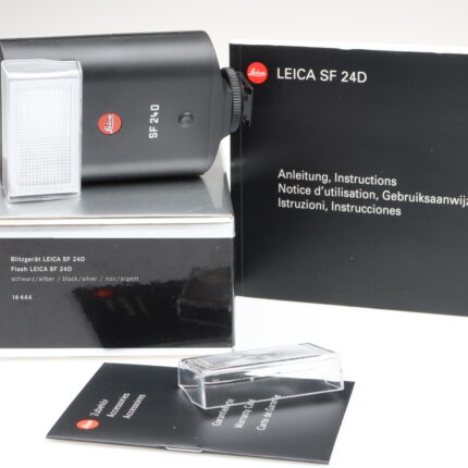 Leica SF 24D Blitz Blitzgerät 14444 schwarz/silber Leitz