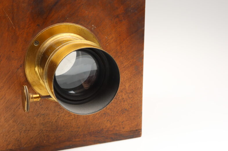 Schiebekasten Kamera Darlot Brass lens Wet Plate Sliding Camera 99065 – Bild 11