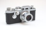 Leica IIIF Vorlaufwerk red Scale Kamera Elmar 50mm f3.5 Objektiv Leitz
