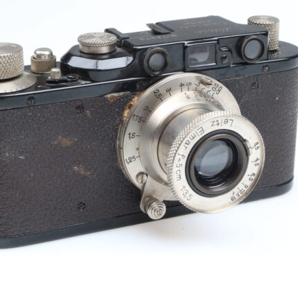Leica I conversion Umbau Leica II Kamera Elmar 50mm f3.5 lens Leitz