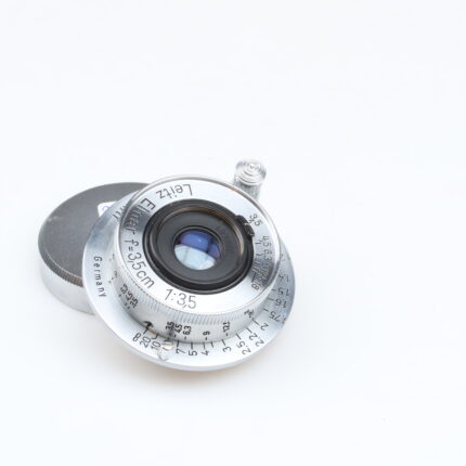 Leica Elmar 35mm f3.5 chrome Objektiv M39 Mount Leitz