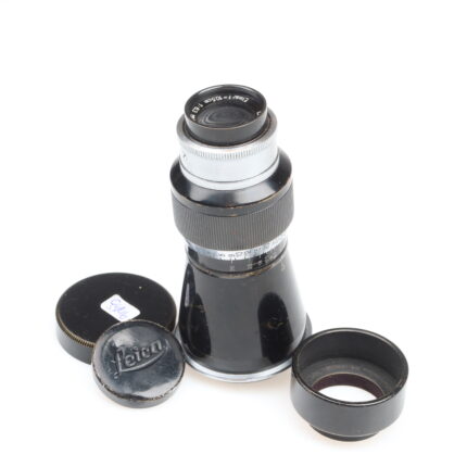 Leica Berg Elmar 10,5cm f6,3 black chrome lens Leitz Mountain Elmar