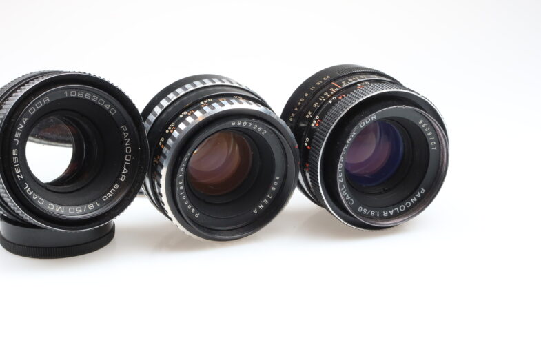 ZEISS 3x Pancolar 50 3x Tessar 50 1x Biotar 58 Objektive lens 99029 SET – Bild 5