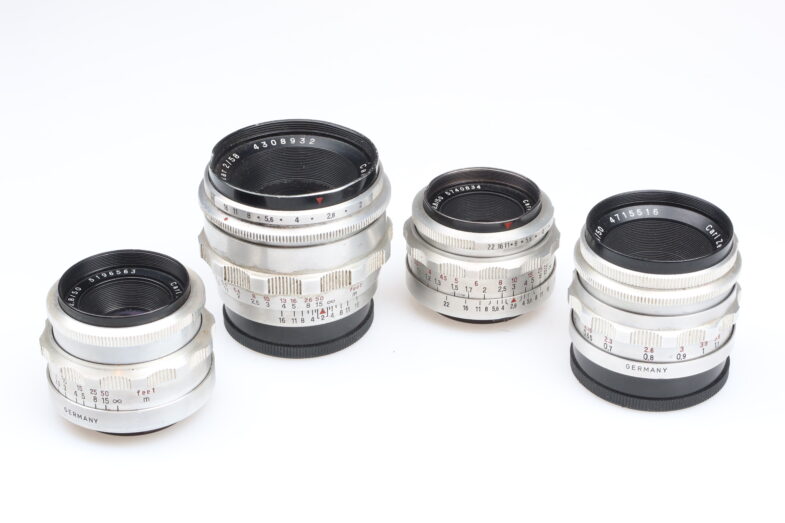 ZEISS 3x Pancolar 50 3x Tessar 50 1x Biotar 58 Objektive lens 99029 SET – Bild 8