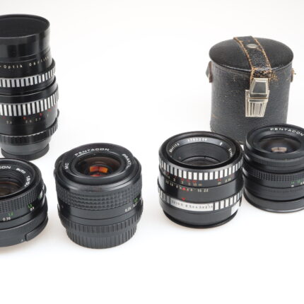 Meyer Pentacon Orestor 135 Oreston 50 Prakticar 28mm Objektive