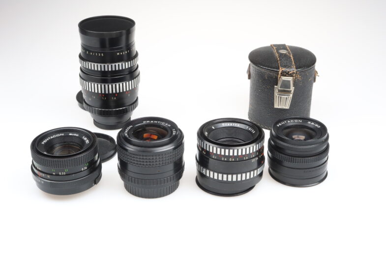 Meyer Pentacon Orestor 135 Oreston 50 Prakticar 28mm Objektive 99030 SET – Bild 4