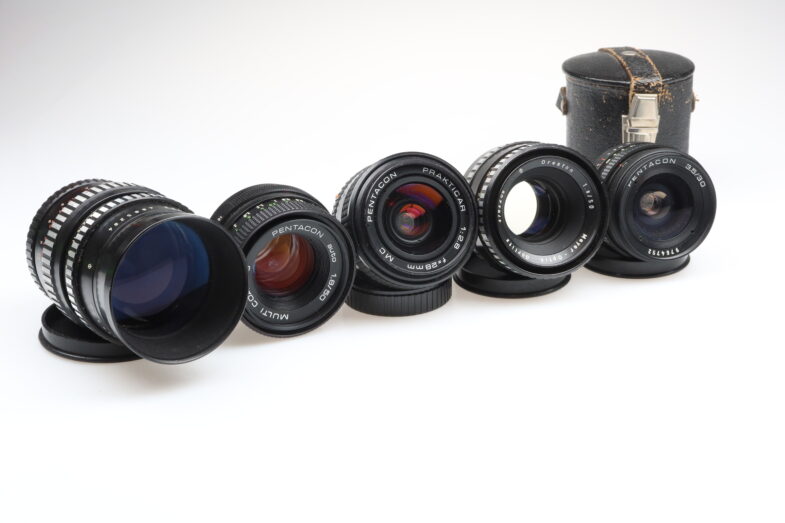 Meyer Pentacon Orestor 135 Oreston 50 Prakticar 28mm Objektive 99030 SET – Bild 5